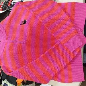 Black History Month Women's XL Pink and Coral Knit Pull Over - New